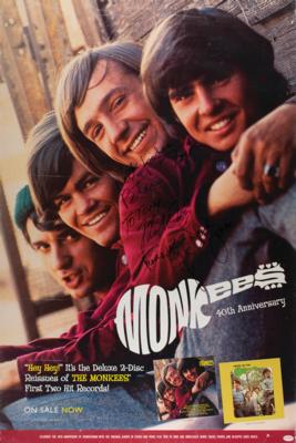 Lot #4304 The Monkees Signed Poster