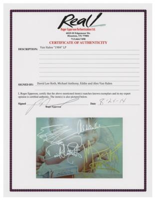 Lot #4346 Van Halen Signed Album - Image 3