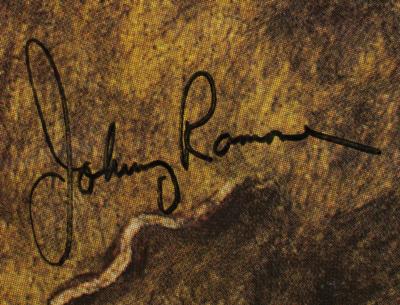 Lot #4479 Ramones Signed 'Brain Drain' Poster - Image 2