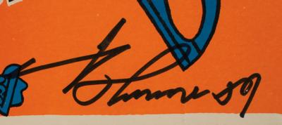 Lot #4480 Ramones Signed 1989 Australasian Tour Poster - Image 3