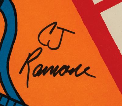 Lot #4480 Ramones Signed 1989 Australasian Tour Poster - Image 4