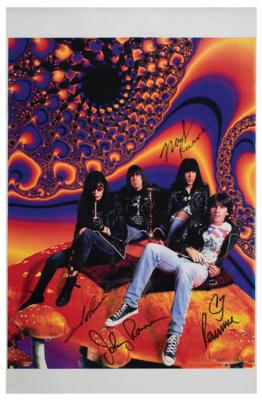 Lot #4483 Ramones Signed Poster
