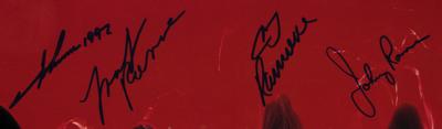 Lot #4484 Ramones Signed 'Mondo Bizarro' Poster - Image 2