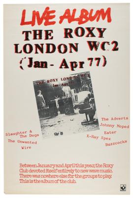 Lot #4540 The Roxy London WC2 1977 Promotional Poster - Image 1