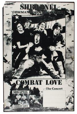 Lot #4545 Shrapnel 1979 'Combat Love' Poster - Image 1