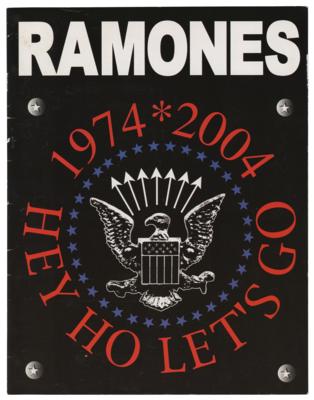 Lot #4501 Ramones 30th Anniversary Program - Image 1