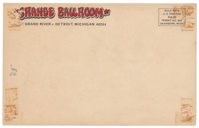 Lot #4549 The Stooges, Amboy Dukes, and MC5 1968 Grande Ballroom Handbill - Image 2