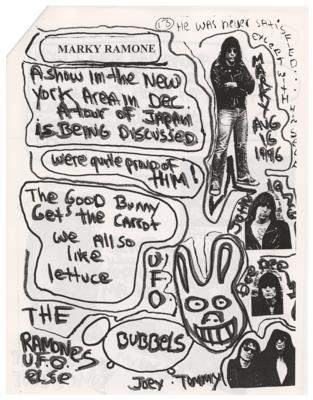Lot #4463 Dee Dee Ramone: First Two Issues of Taking Dope Fanzine - Image 6