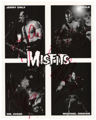 Lot #4531 Misfits Signed Photograph - Image 1