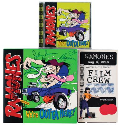 Lot #4476 Ramones Signed CD Box Set - Image 4