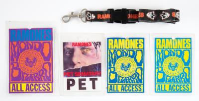 Lot #4508 Ramones (4) Backstage Passes