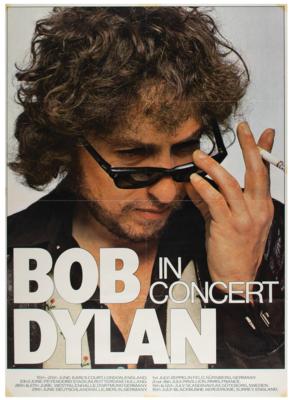 Lot #4068 Bob Dylan 1978 European Tour Poster
