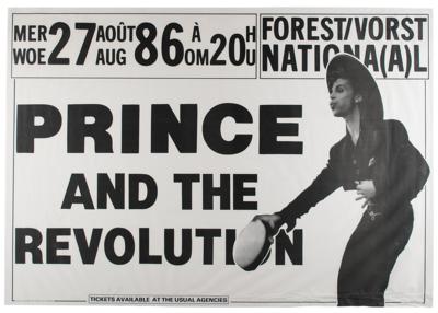 Lot #4615 Prince 1986 Belgium Concert Poster