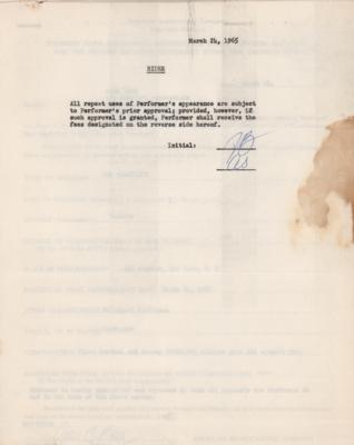 Lot #4257 Joan Baez Documents Signed - Image 4