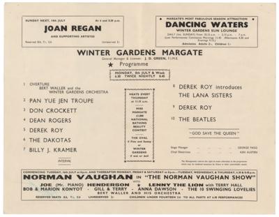 Lot #4001 Beatles Signed 1963 Winter Gardens Program - Image 2