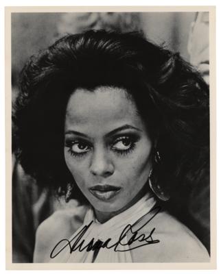 Lot #4438 Diana Ross Signed Photograph - Image 1