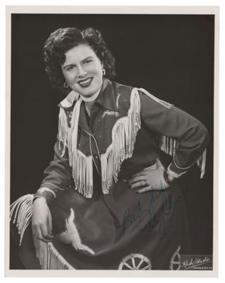 Lot #4255 Patsy Cline Signed Photograph