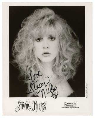 Lot #4426 Stevie Nicks Signed Photograph