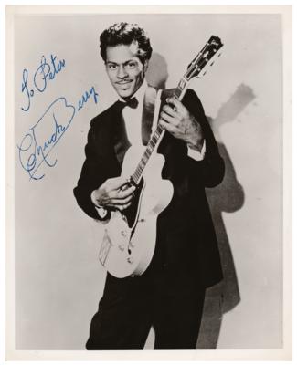 Lot #4244 Chuck Berry Signed Photograph