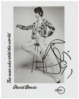 Lot #4369 David Bowie Signed Photograph