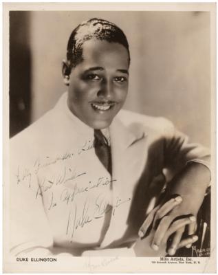 Lot #4191 Duke Ellington Signed Photograph - Image 1