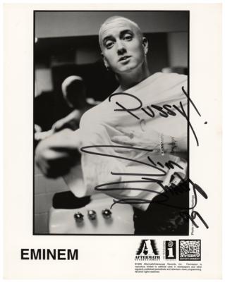 Lot #4627 Eminem Signed Photograph