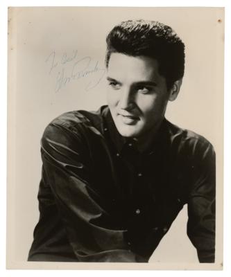 Lot #4235 Elvis Presley Signed Photograph