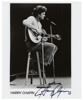 Lot #4372 Harry Chapin Signed Photograph - Image 1
