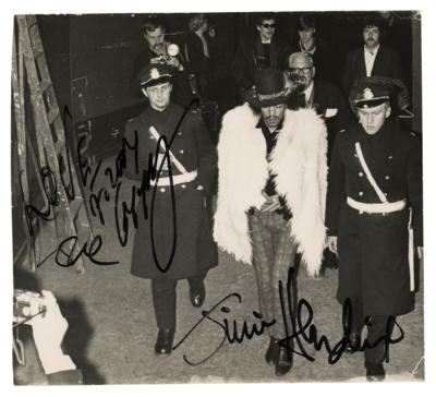 Lot #4073 Jimi Hendrix Signed Photograph