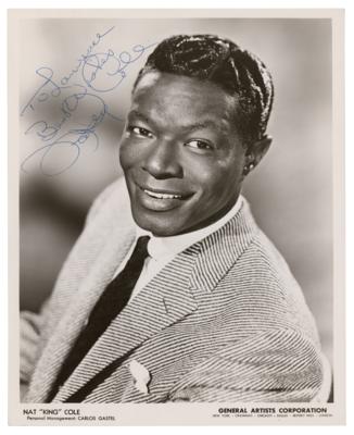 Lot #4184 Nat King Cole Signed Photograph