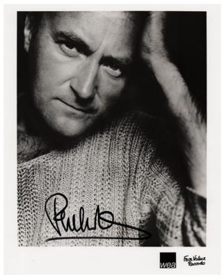 Lot #4404 Genesis: Phil Collins Signed Photograph - Image 1