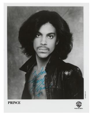 Lot #4603 Prince Signed Photograph