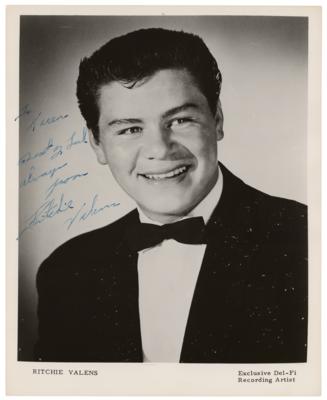 Lot #4241 Ritchie Valens Signed Photograph