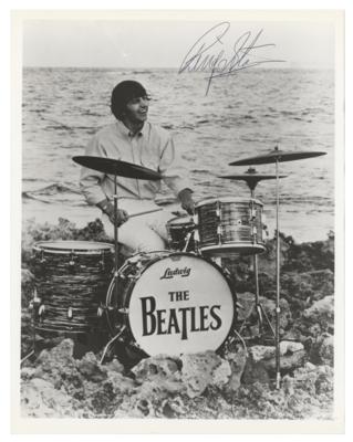 Lot #4064 Ringo Starr Signed Photograph