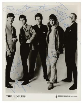 Lot #4297 The Hollies Signed Photograph
