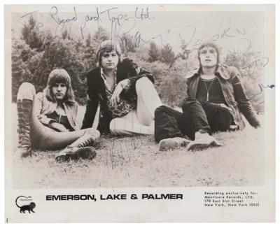 Lot #4390 Emerson, Lake, and Palmer Signed Photograph - Image 1