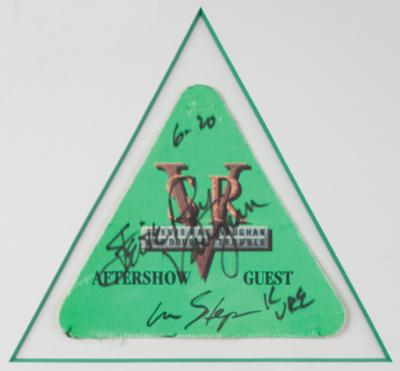 Lot #4558 Stevie Ray Vaughan Signed Backstage Pass - Image 2