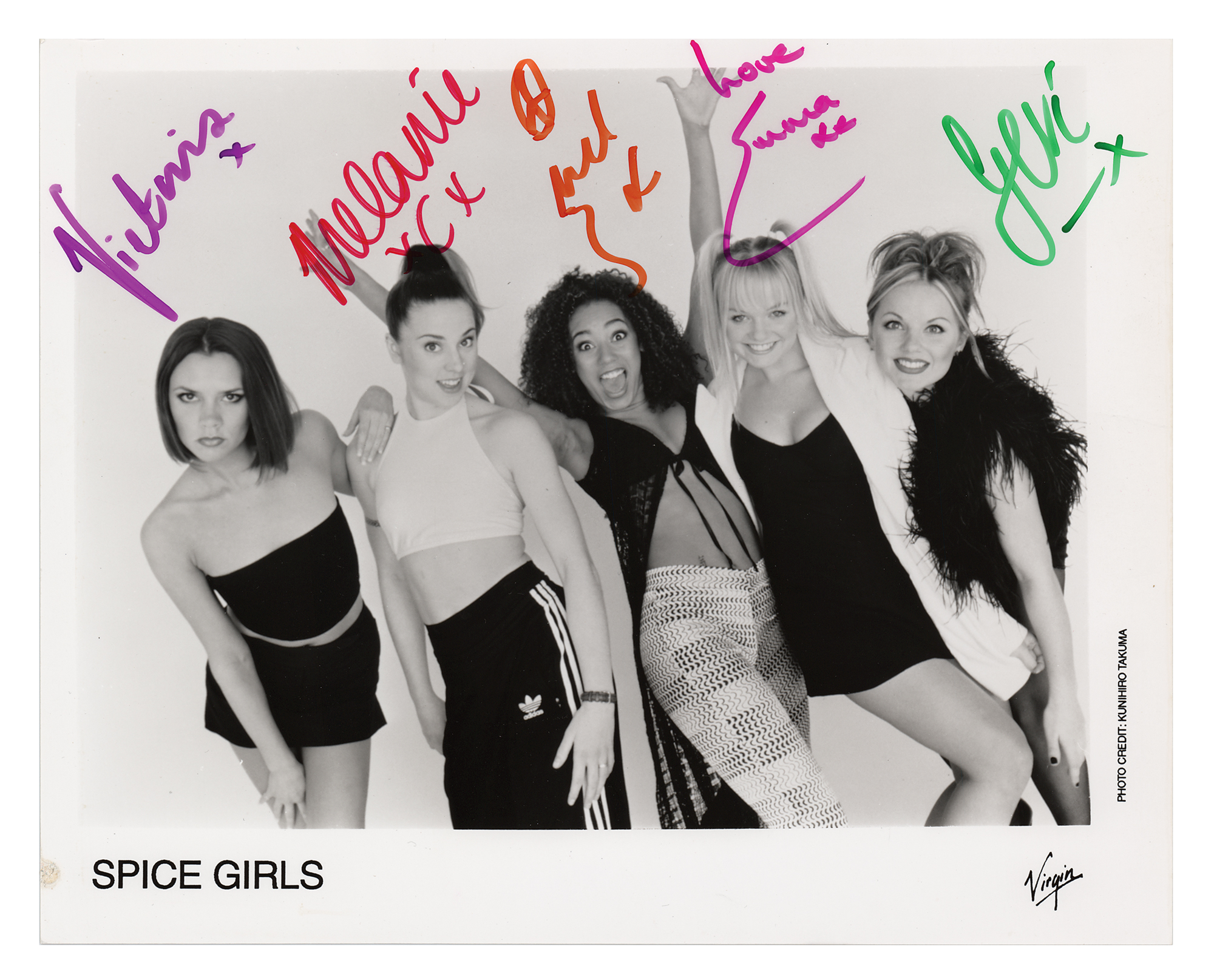 Lot #4645 Spice Girls Signed Photograph