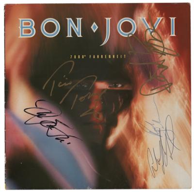 Lot #4563 Bon Jovi Signed Album