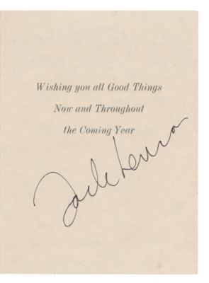 Lot #4013 John Lennon Signed Christmas Card