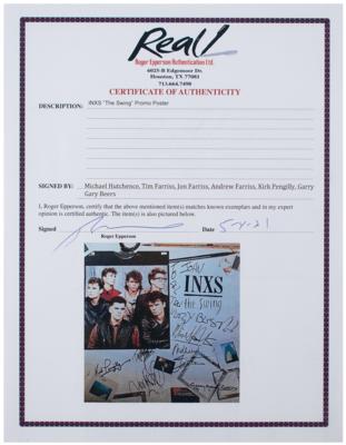 Lot #4574 INXS Signed Poster - Image 2
