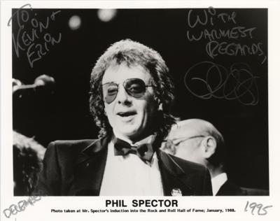Lot #4319 Phil Spector Signed Photograph - Image 1
