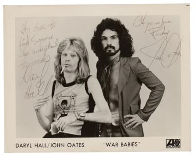 Lot #4409 Hall and Oates Signed Photograph