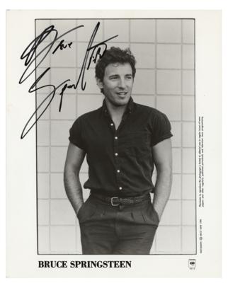 Lot #4442 Bruce Springsteen Signed Photograph