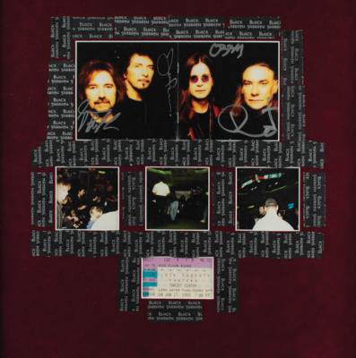 Lot #4328 Black Sabbath Signed CD Booklet