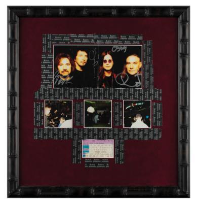 Lot #4328 Black Sabbath Signed CD Booklet - Image 2