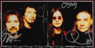 Lot #4328 Black Sabbath Signed CD Booklet - Image 3