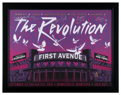Lot #4614 Prince: The Revolution Signed Poster