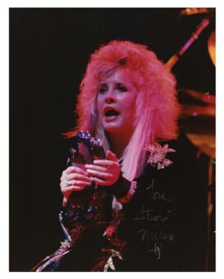 Lot #4427 Stevie Nicks Signed Photograph
