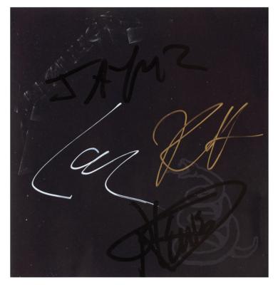 Lot #4585 Metallica Signed CD